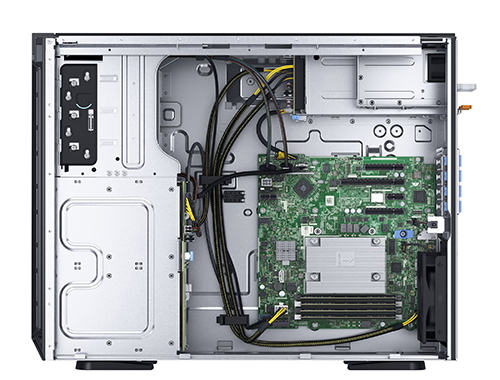 戴尔/Dell PowerEdge T340塔式服务器（英特尔至强 E-2176G 3.7GHz 6核丨64GB DDR4 ECC内存丨2块*480G SSD固态硬盘丨DVD光驱丨3年保修）