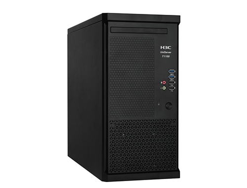 华三H3C UniServer T1100 G3 塔式服务器（英特尔至强 E3-1225v6 3.3GHz，4核丨16G DDR4 内存丨256G SSD+2TB 7.2K SATA硬盘丨3年保修）