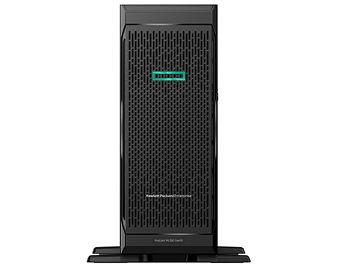 HPE ML350 Gen10 塔式服务器（英特尔至强®银牌4114 2.2G, 10核丨32GB DDR4 内存丨2块*4TB 7.2K SATA硬盘丨S100I阵列卡丨3年保修）