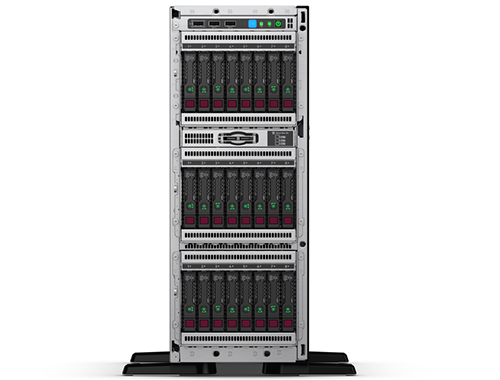 HPE ML350 Gen10 塔式服务器（英特尔至强®银牌4114 2.2G, 10核丨32GB DDR4 内存丨2块*4TB 7.2K SATA硬盘丨S100I阵列卡丨3年保修）
