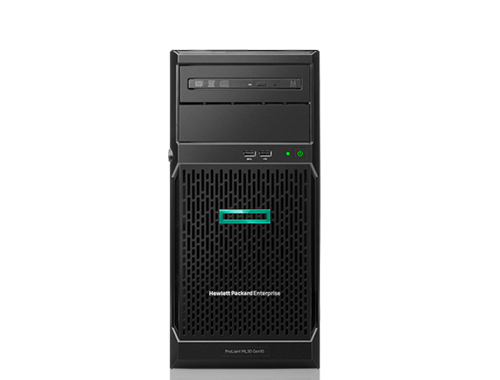 HPE ProLiant ML30 Gen10 塔式服务器（英特尔至强 E-2124 3.3GHz 4核丨32GB内存丨3块1.2TB 10K SAS硬盘丨 P408i-a阵列卡丨3年保修服务）