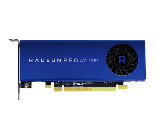 AMD Radeon Pro WX 2100 平面设计/视频剪辑/3D渲染/建模专业图形显卡