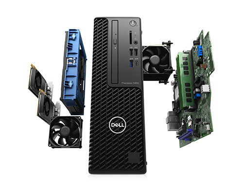 Dell Precision 3450 小型机工作站（英特尔酷睿 i5-10505, 3.2GHz, 6核丨16GB DDR4 内存丨256GB 固态硬盘丨Nvidia T400, 2GB独显丨三年保修）