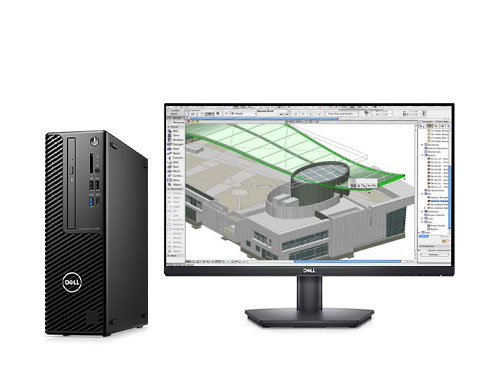 戴尔Precision 3460  BIM设计工作站（酷睿 i9-12900, 2.4GHz, 16核丨64GB DDR5内存丨1TB 固态+4TB 机械硬盘丨NVIDIA T1000, 4GB显卡丨23.8英寸显示器）