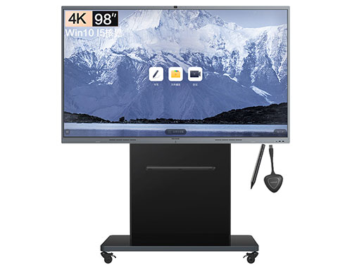 MAXHUB智能会议平板 V6经典版 C系列 CF98MA 98英寸会议平板-I5核显套装（单机+15核显+传屏器+智能笔+移动支架）