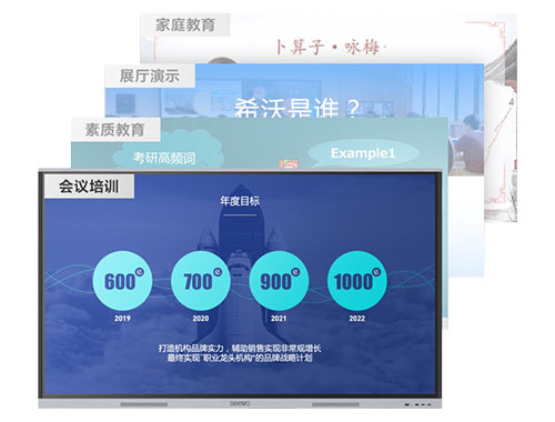 希沃（seewo）MC86FEE 86英寸教学触摸一体机会议平板4k超高清智能触屏win10电子白板（i7/8g/256g）教育平板