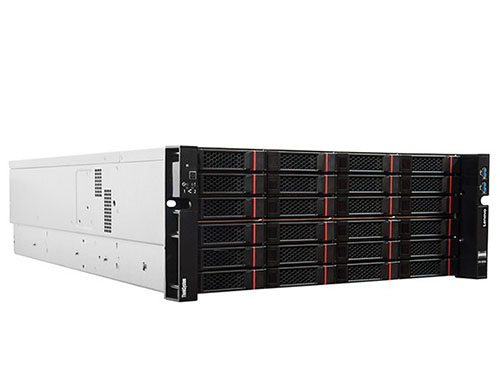 联想ThinkServer DN8836 机架式存储服务器（2颗*英特尔至强金牌5218, 2.3GHz, 16C丨256GB DDR4 内存丨2块*960GB 固态+24块*6TB 7.2K SATA 硬盘丨三年保修）