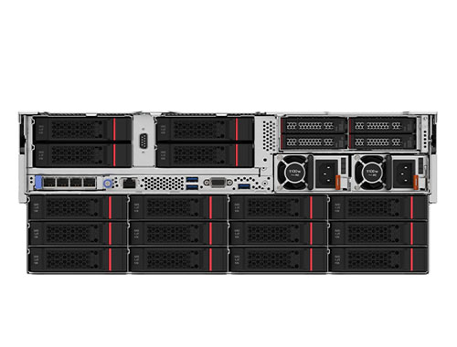 联想ThinkServer DN8848 V2 存储服务器（2颗*英特尔至强金牌 5318Y, 2.1G, 24C丨256GB DDR4 内存丨2块*960GB 固态+24块*8TB 7.2K SATA 硬盘丨三年保修）