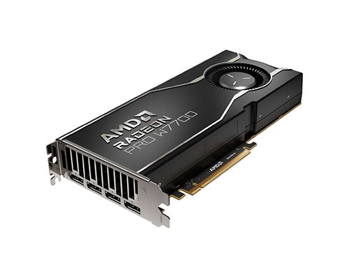 AMD Radeon PRO W7700 影视后期制作 实时渲染GPU (16GB GDDR6显存丨RDNA3.0架构丨流处理器3072丨4个DP2.1端口丨支持12K视频输出丨190W功耗)