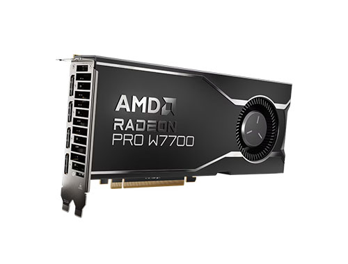 AMD Radeon PRO W7700 影视后期制作 实时渲染GPU (16GB GDDR6显存丨RDNA3.0架构丨流处理器3072丨4个DP2.1端口丨支持12K视频输出丨190W功耗)
