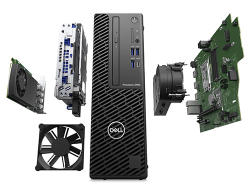 Dell Precision T3460 图形设计电脑工作站（英特尔酷睿 i5-13500，14核，24MB缓存丨32GB DDR5 5600MT/s 内存丨1TB M.2 固态硬盘丨NVIDIA T400 4GB显卡）