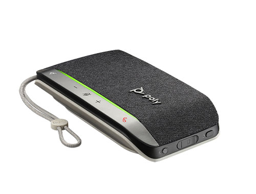 POLY博诣 SYNC 20+ USB/蓝牙全向麦智能扬声器，360°全角度拾音，20小时续航，三麦克风AI智能降噪，IP64防水防尘