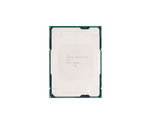 英特尔®至强®可扩展银牌 4314 服务器处理器 (16核、32线程、24MB缓存，睿频最高可达3.4GHz、135W)