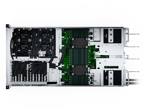 Dell PowerEdge XE9640 高性能液体冷却服务器（2颗*英特尔至强铂金 8468，48核丨1TB DDR5 ECC 内存丨2块*1.92TB 固态硬盘丨4x NVIDIA H100 SXM 80GB）